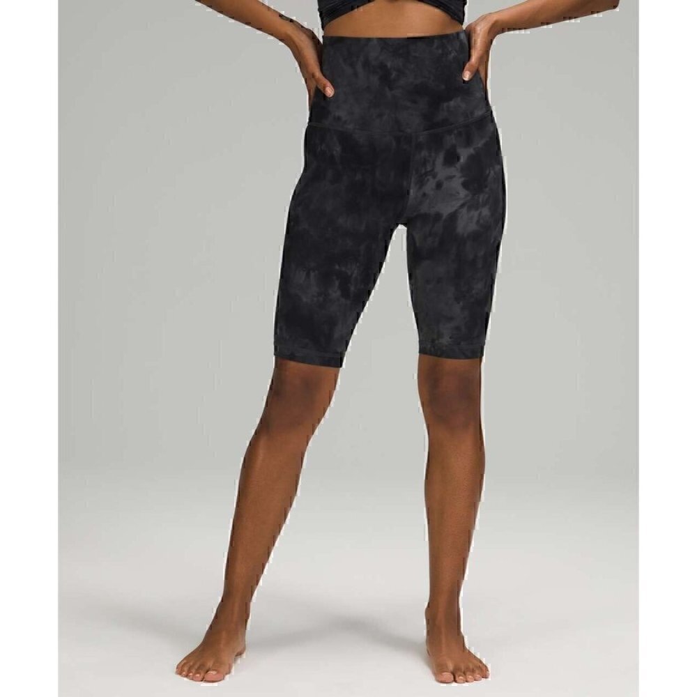 Lululemon Align HR Short 8” Size 0 Diamond Dye Pitch Graphite Grey DDPG 78455
